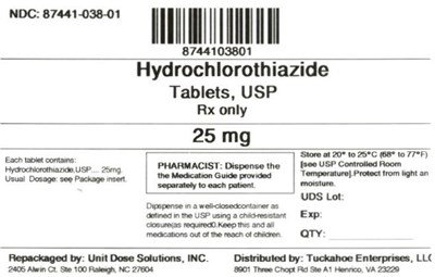 Hydrochlorothiazide 25 mg (8744103801 Hydrochlorothiazide 25 mg)